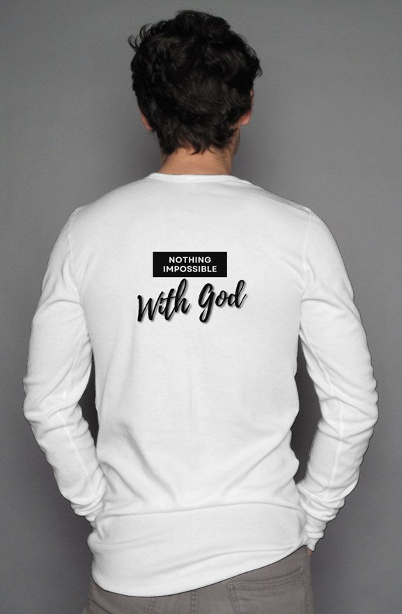 All things Possible long sleeve henley