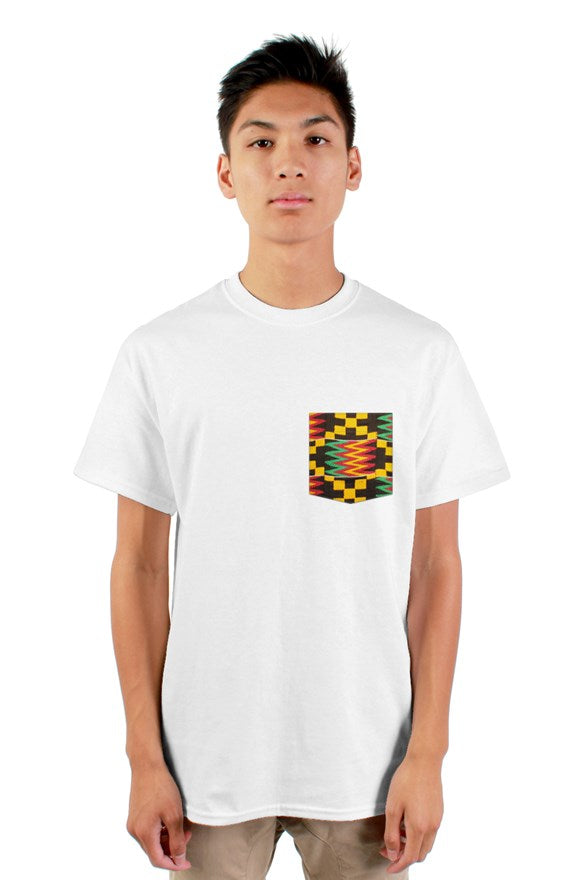 Men African Print Mens Tee
