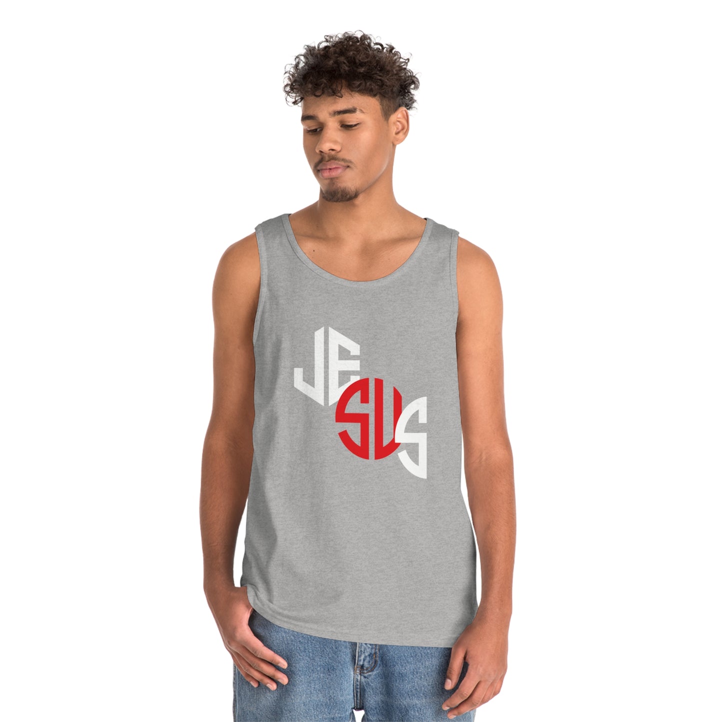 Jesus Unisex Cotton Tank Top