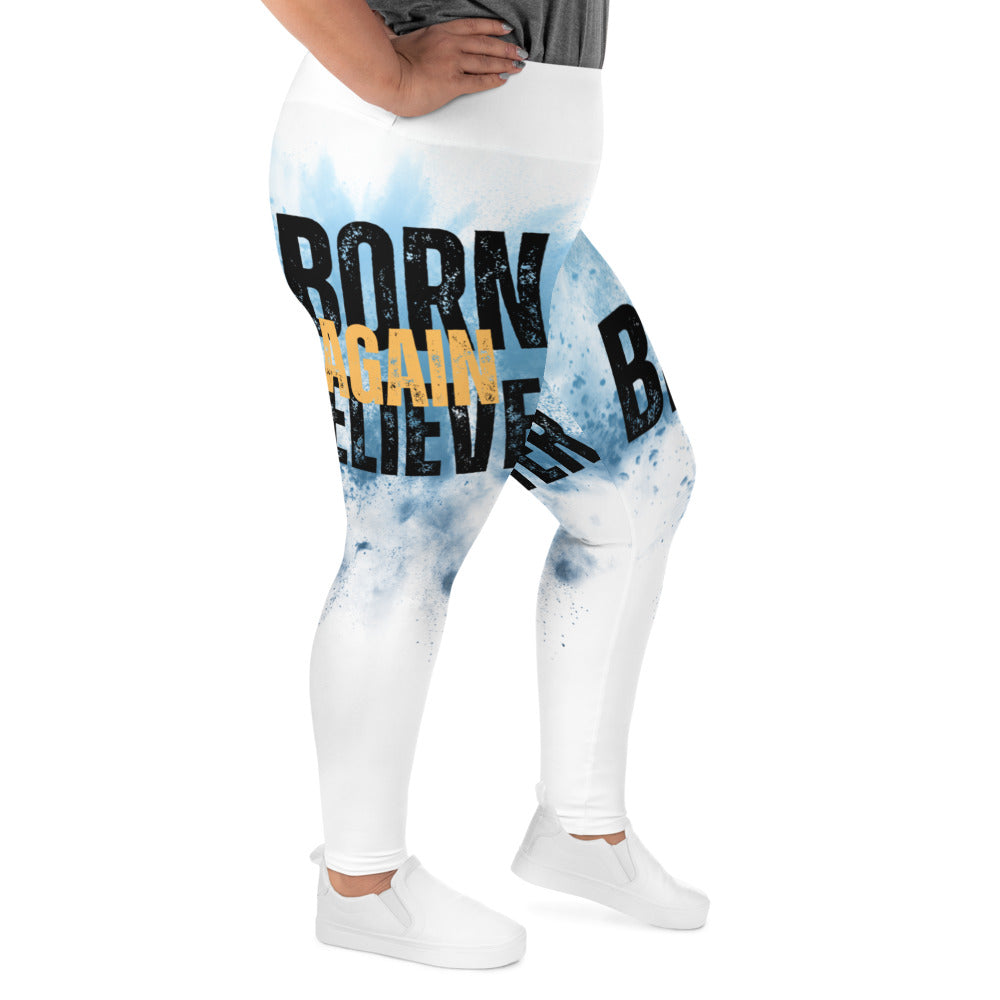 I'm a Believer All-Over Print Plus Size Leggings