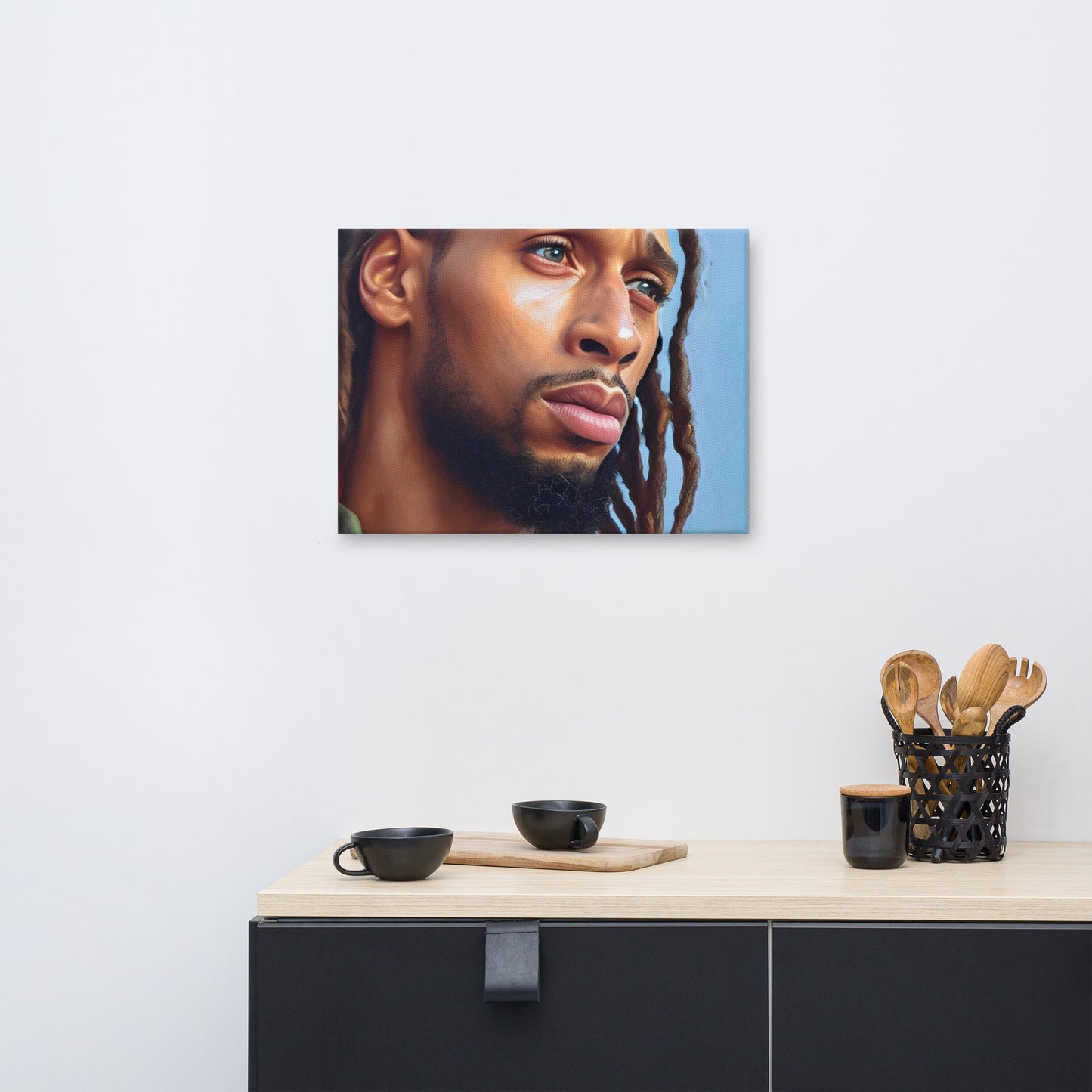 Black Jesus Canvas