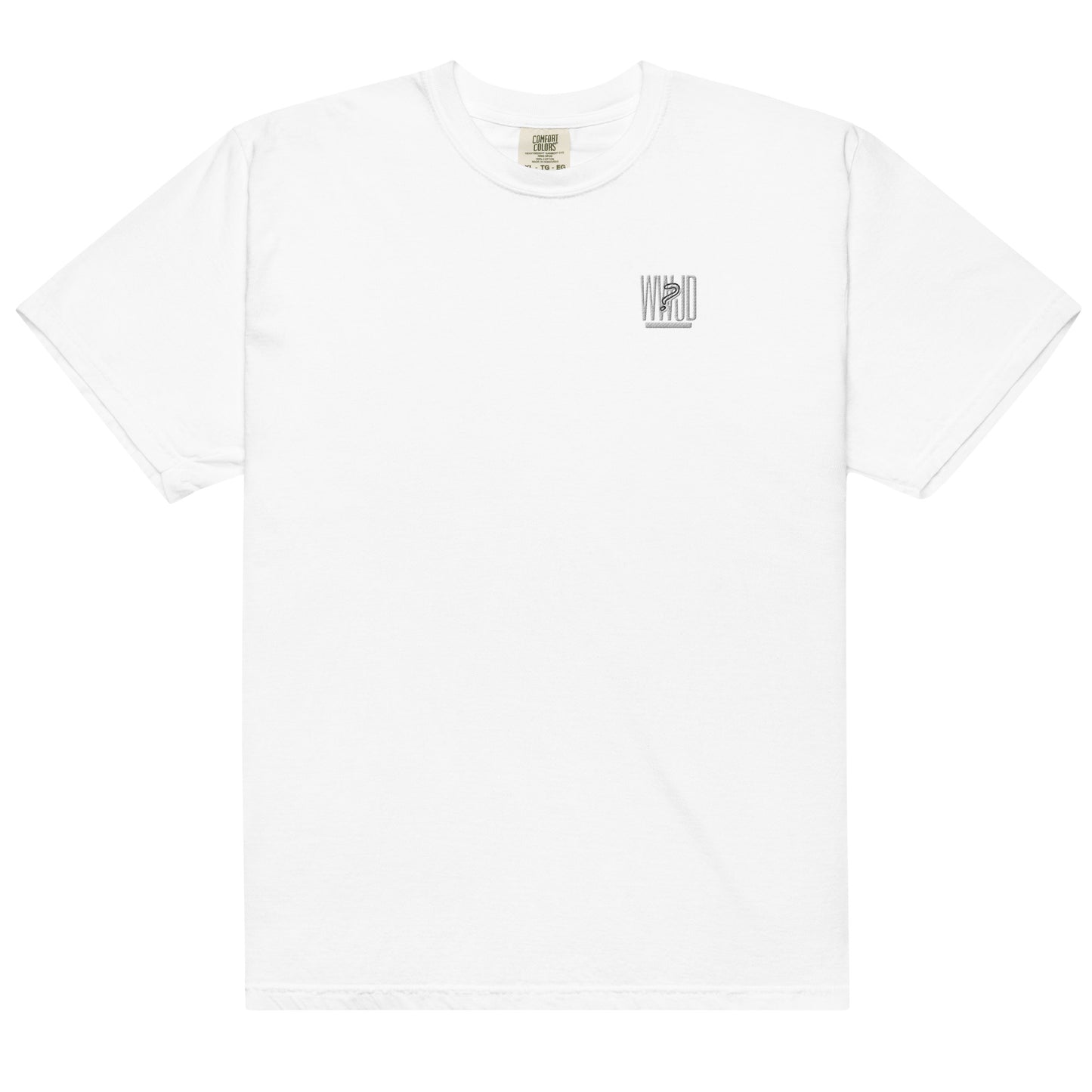 WWJD Men’s garment-dyed heavyweight t-shirt