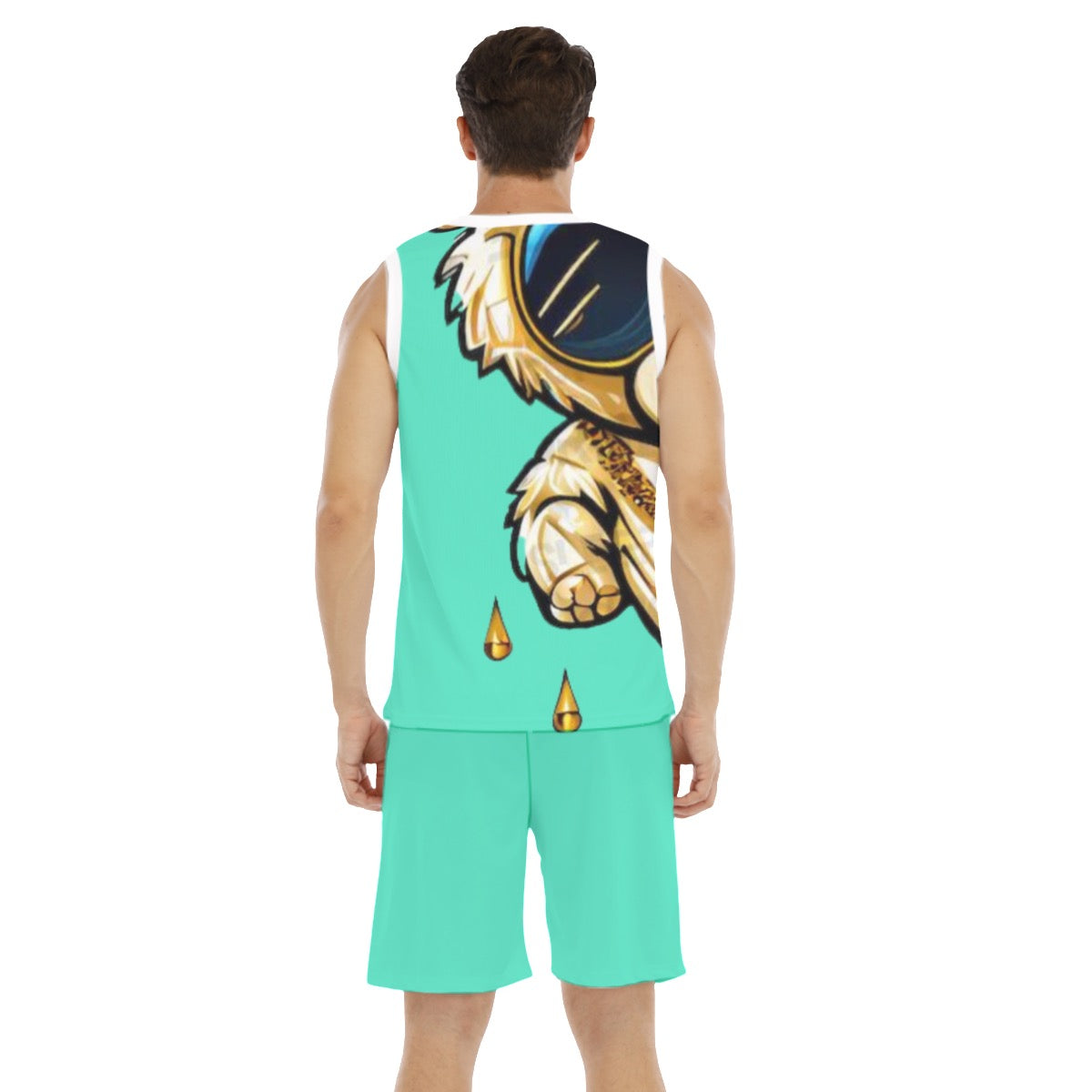 Men's Drippy Bear Basketball Suit
