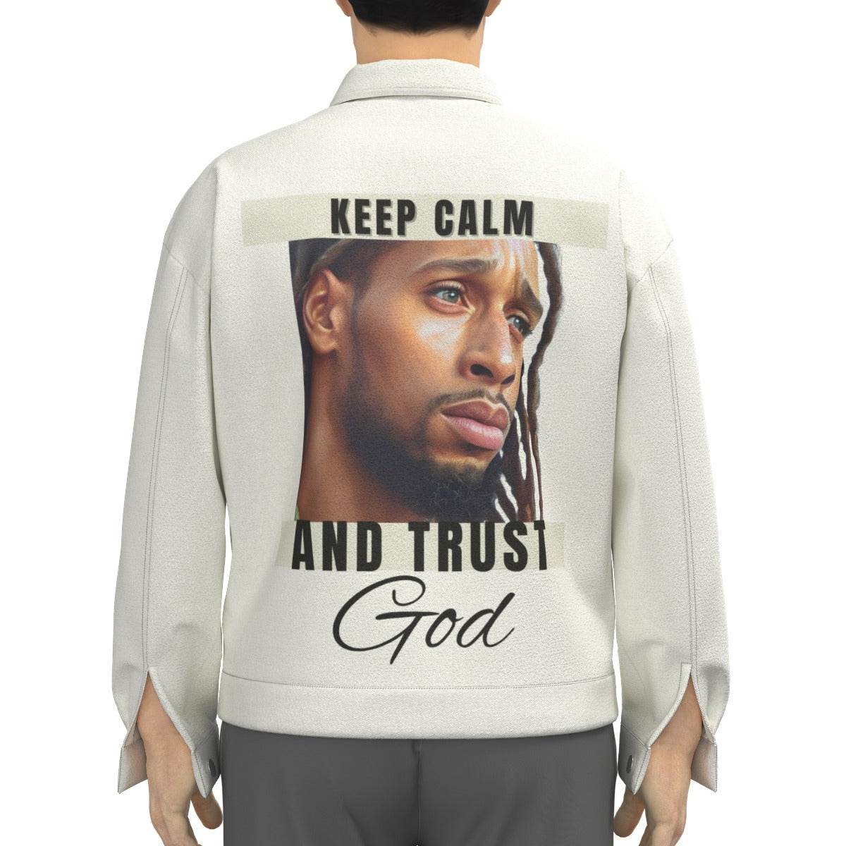 Black Jesus Unisex Lapel Jacket