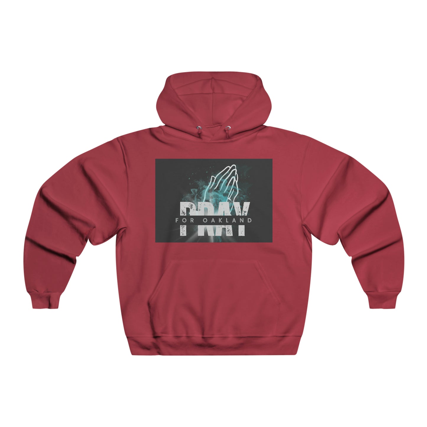 Pray for Oakland Men's NUBLEND® Hooded Sweatshirt