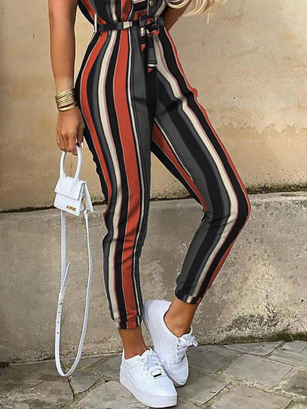 Women's Casual Cargo Jumpsuit