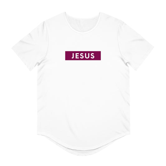 Men's Jersey Curved Hem Tee