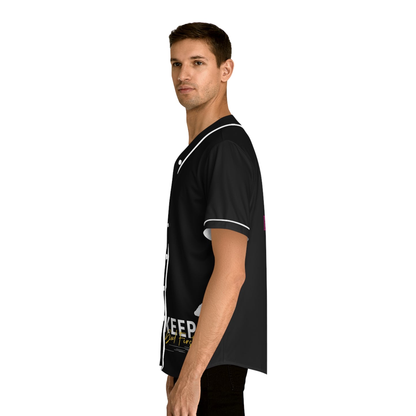 Faith-Inspired Men's Baseball Jersey (AOP)