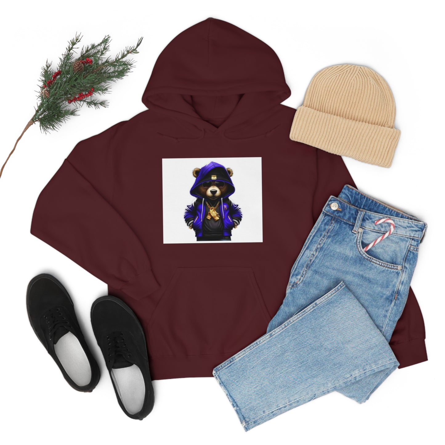Chill Bear Unisex Hooded Sweatshirt