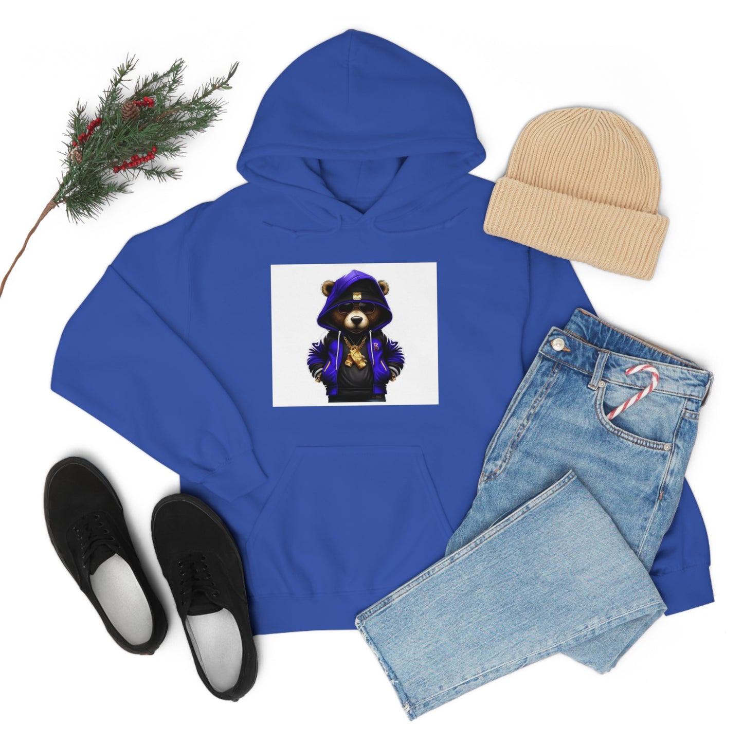 Chill Bear Unisex Hooded Sweatshirt
