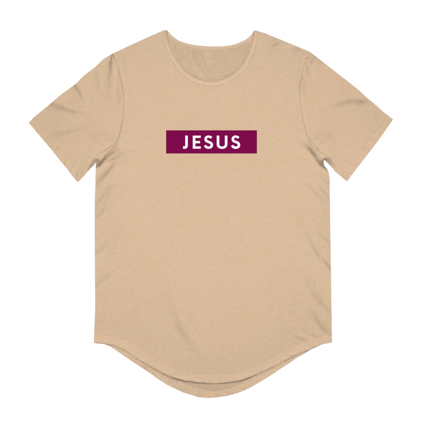 Men's Jersey Curved Hem Tee