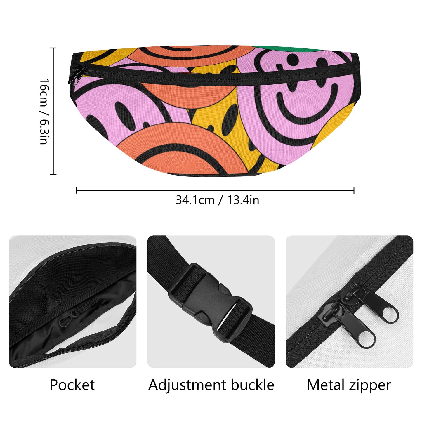 Smiley Fanny Pack