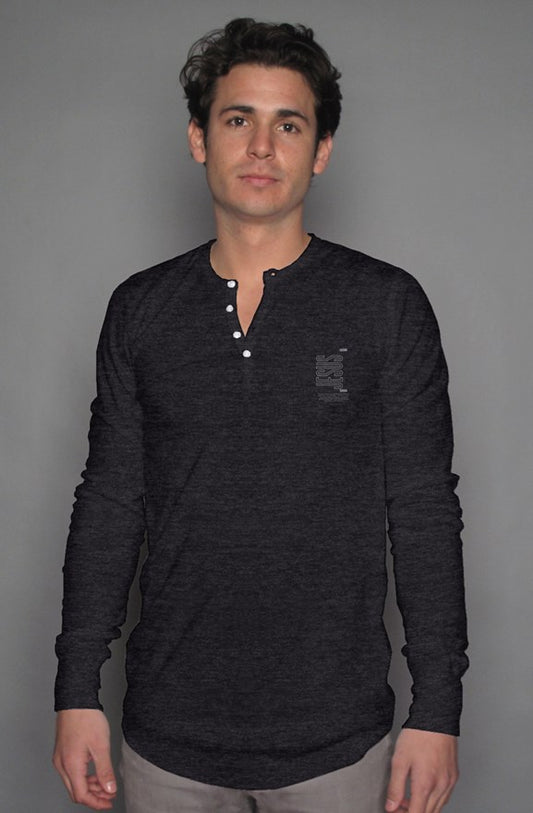 Jesus long sleeve henley