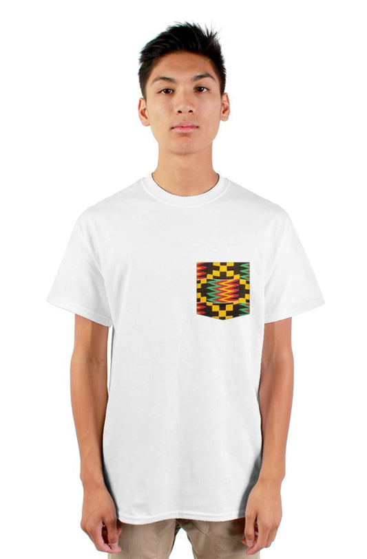 Men African Print Mens Tee