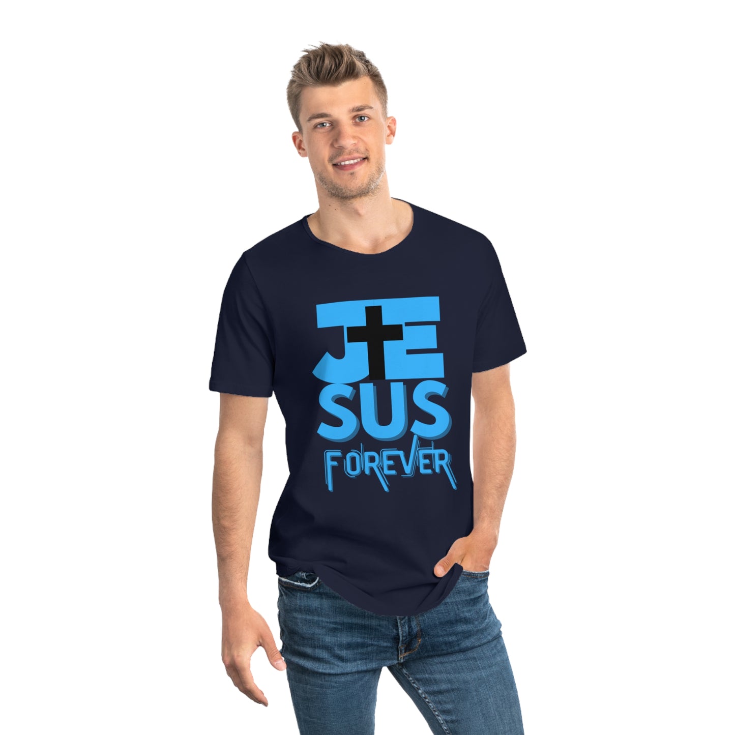 Men's Jersey Curved Hem Tee