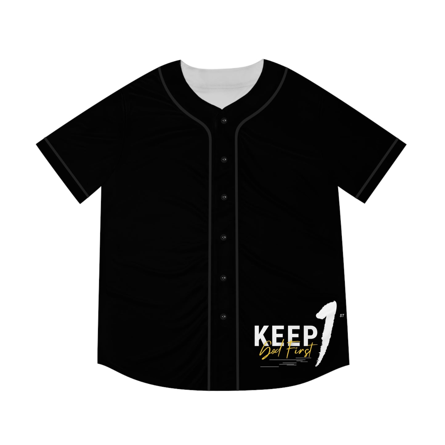 Faith-Inspired Men's Baseball Jersey (AOP)