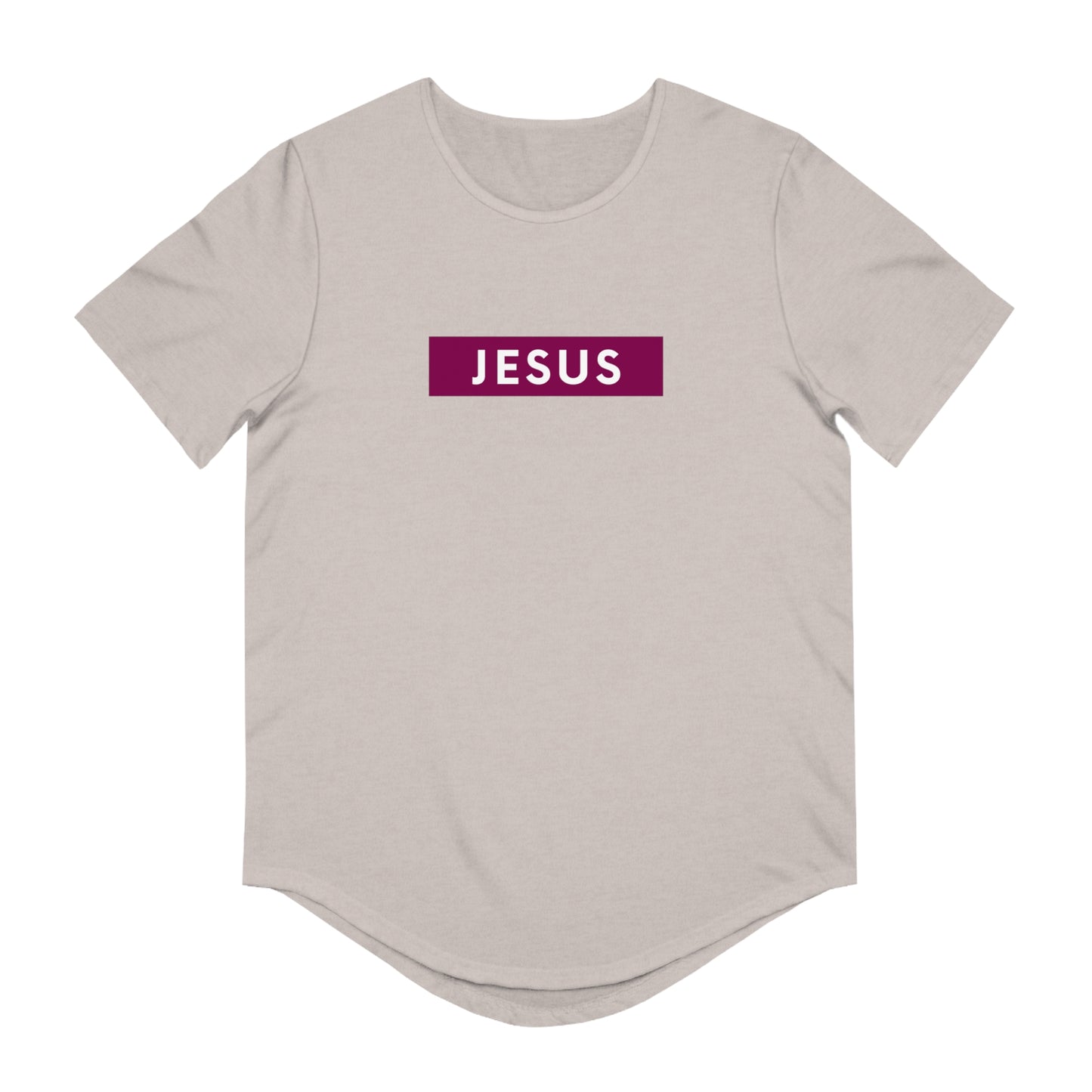 Men's Jersey Curved Hem Tee