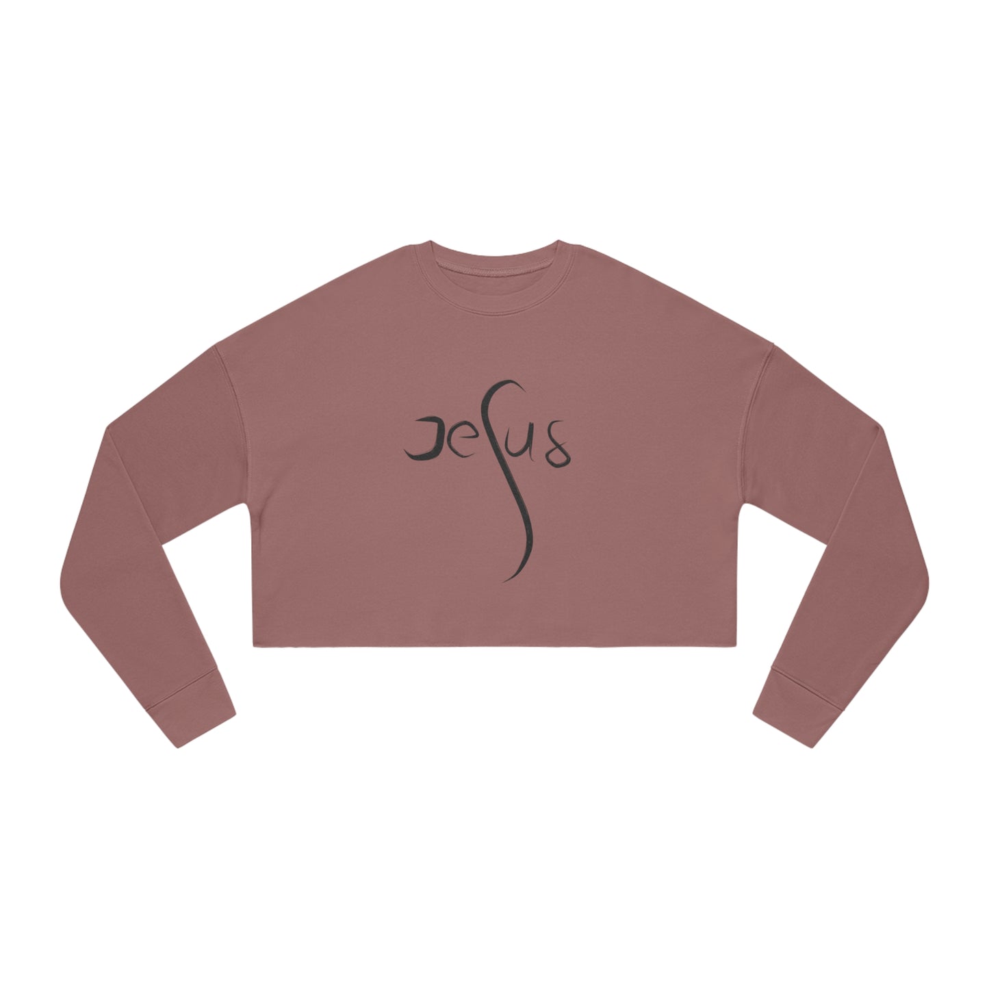 Women's Jesus Cropped Sweatshirt