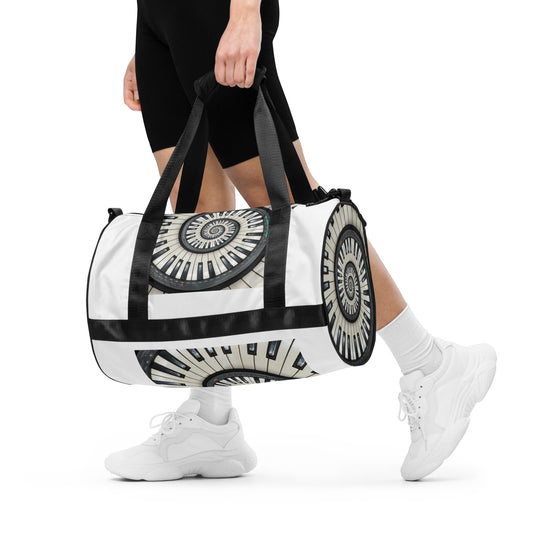 Piano Print Gym Bag