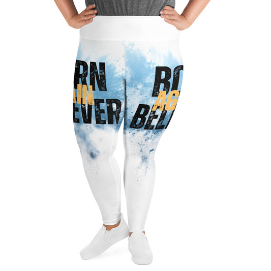 I'm a Believer All-Over Print Plus Size Leggings
