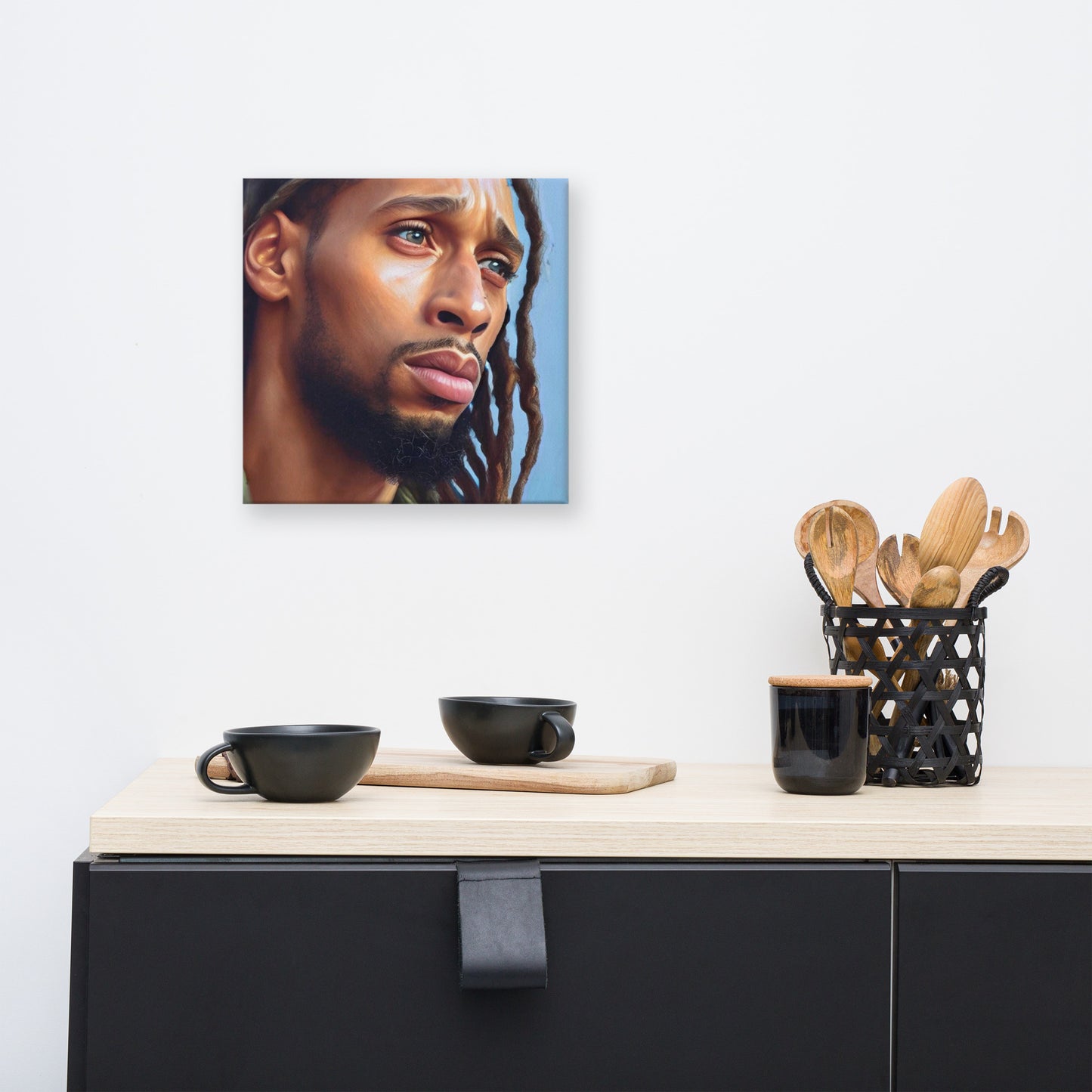 Black Jesus Canvas