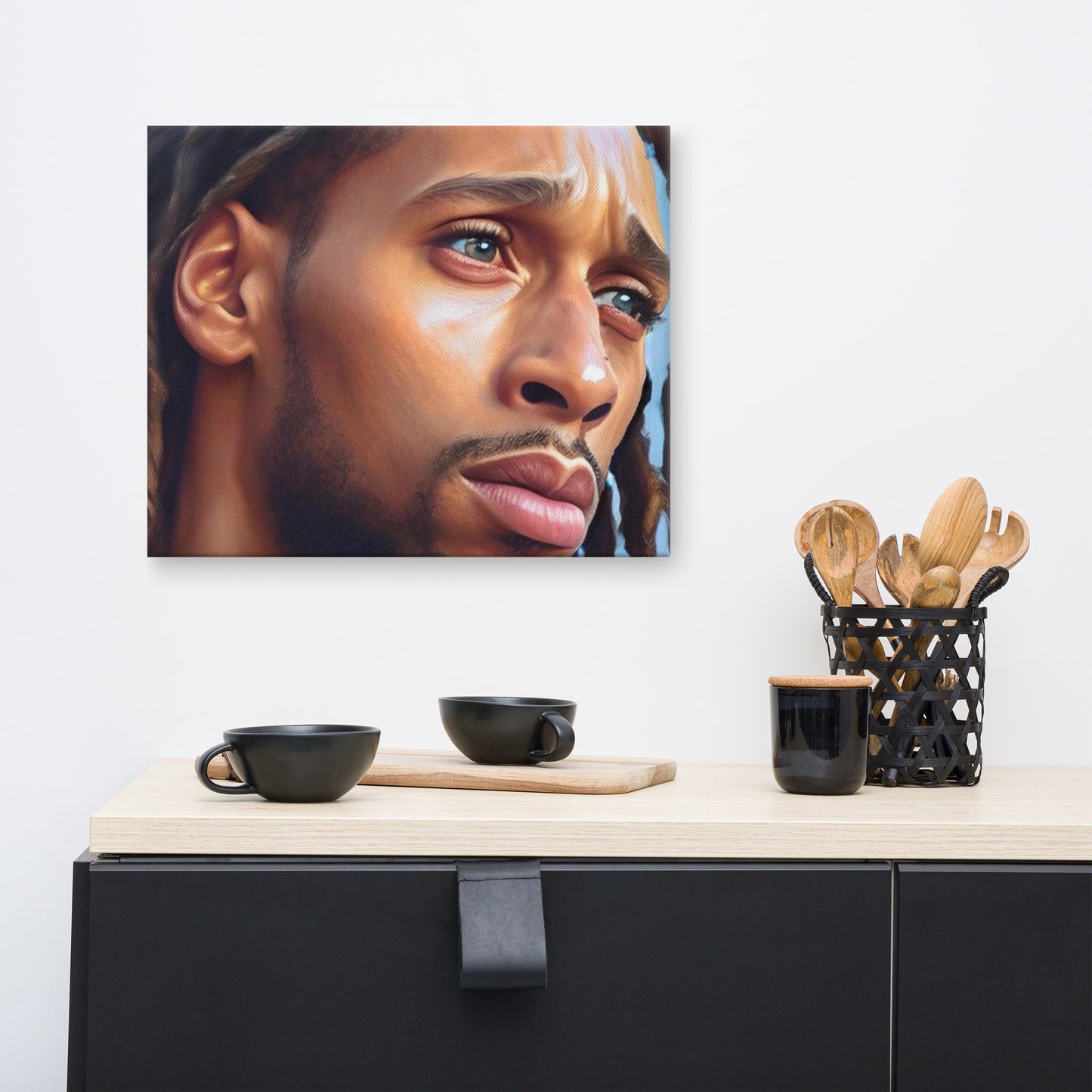 Black Jesus Canvas