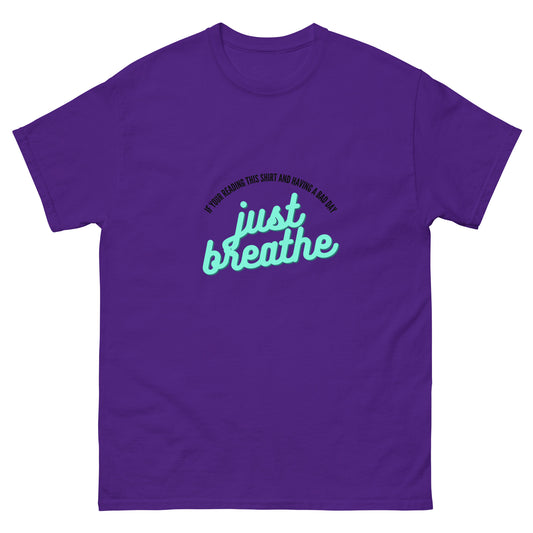 Just Breathe Men's classic tee