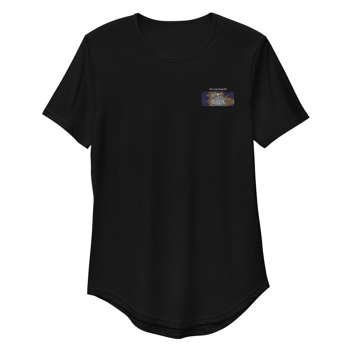 Do you know Jesus Men's Curved Hem T-Shirt