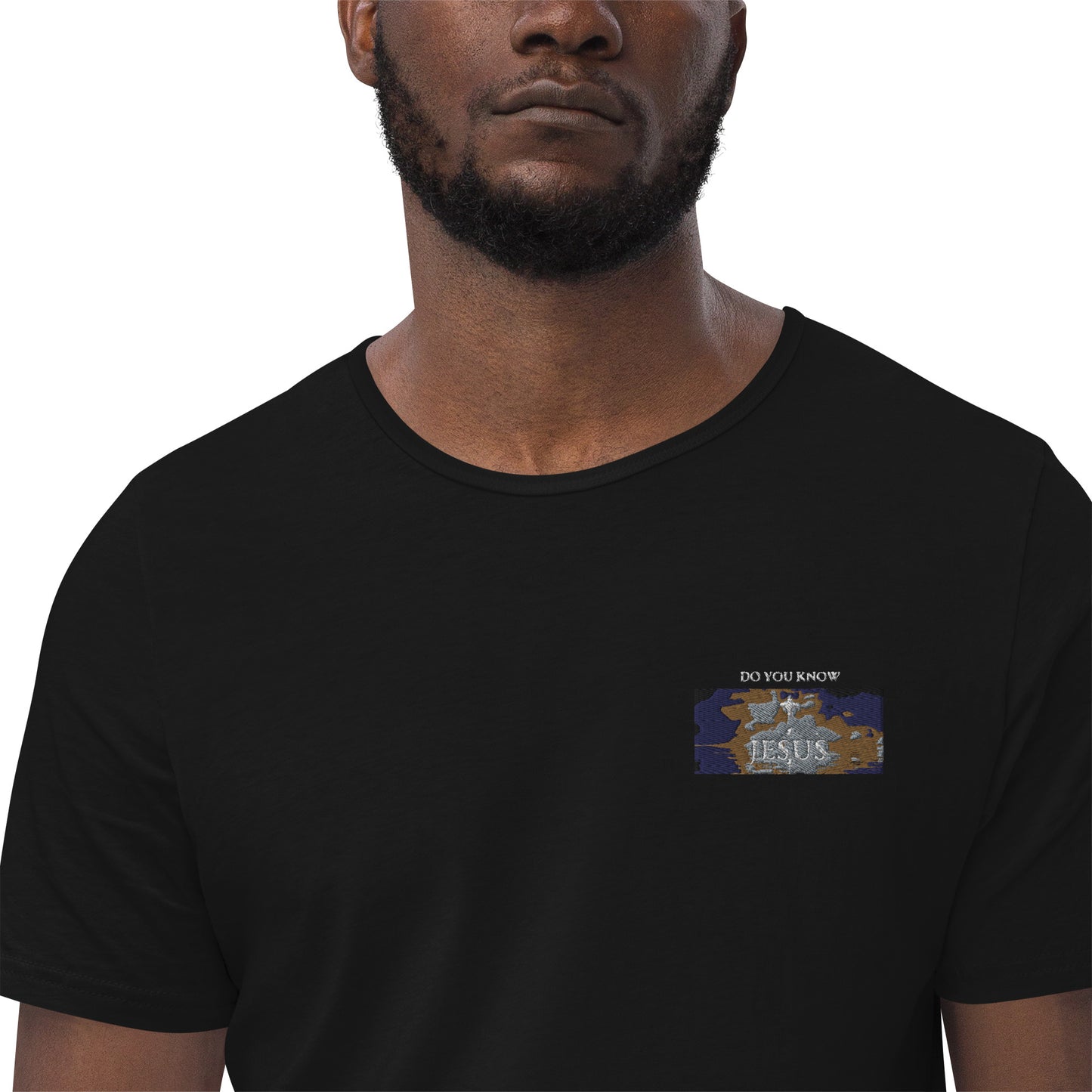 Do you know Jesus Men's Curved Hem T-Shirt