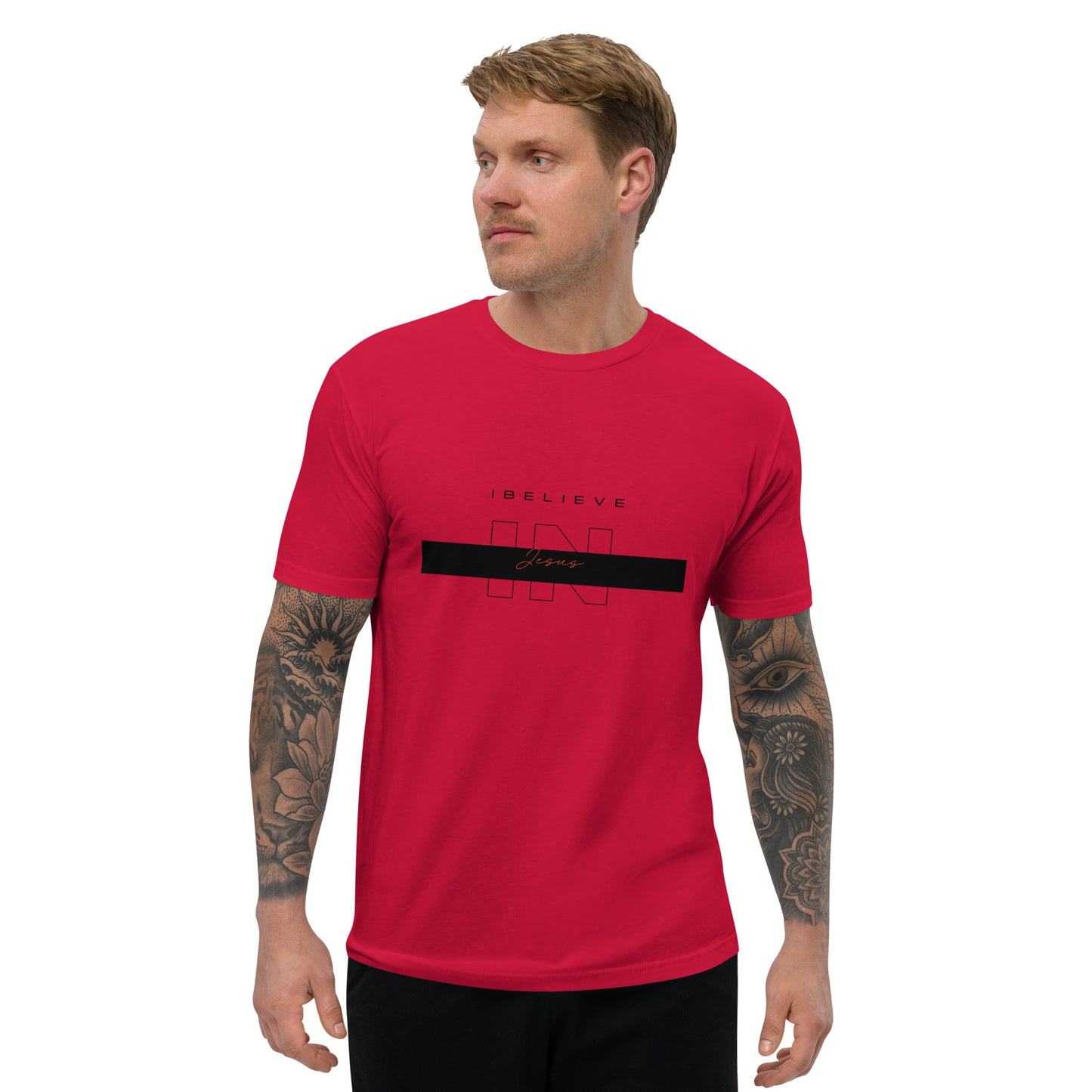 I Believe Short Sleeve Fitted Tee