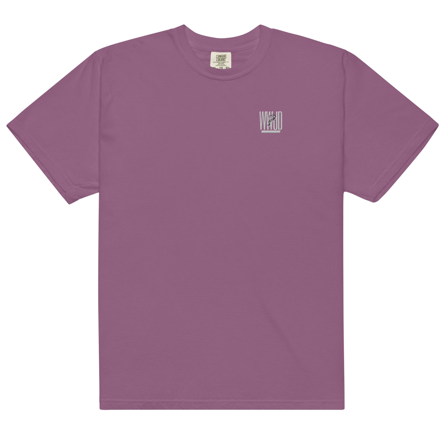 WWJD Men’s garment-dyed heavyweight t-shirt