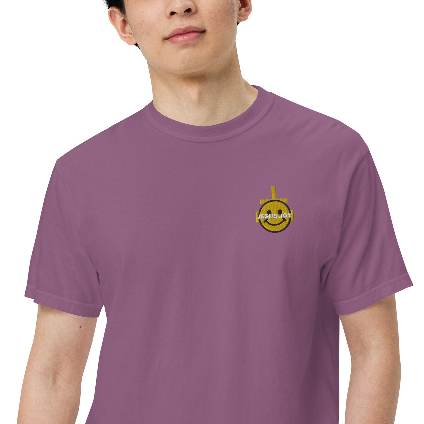 JESUS JOY Men’s garment-dyed heavyweight t-shirt