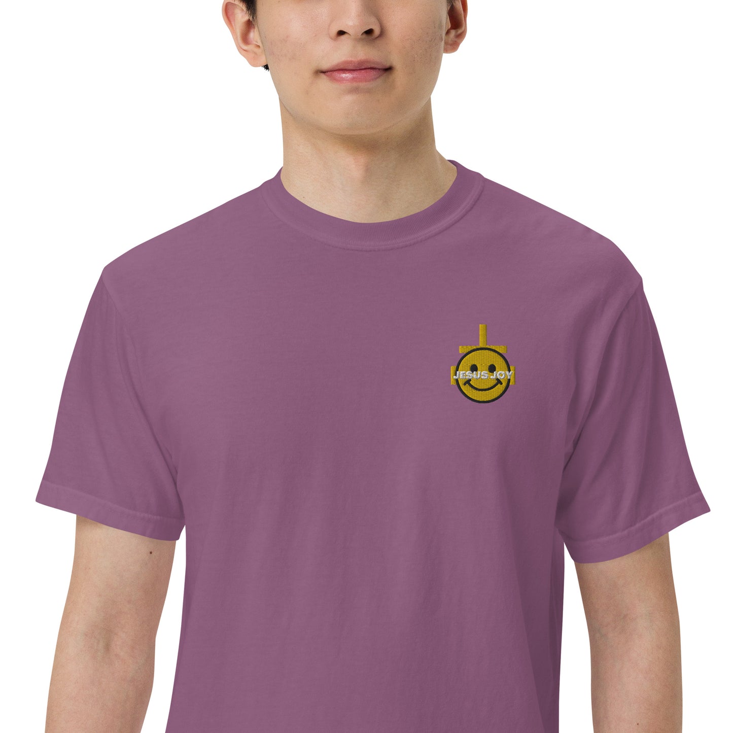 JESUS JOY Men’s garment-dyed heavyweight t-shirt