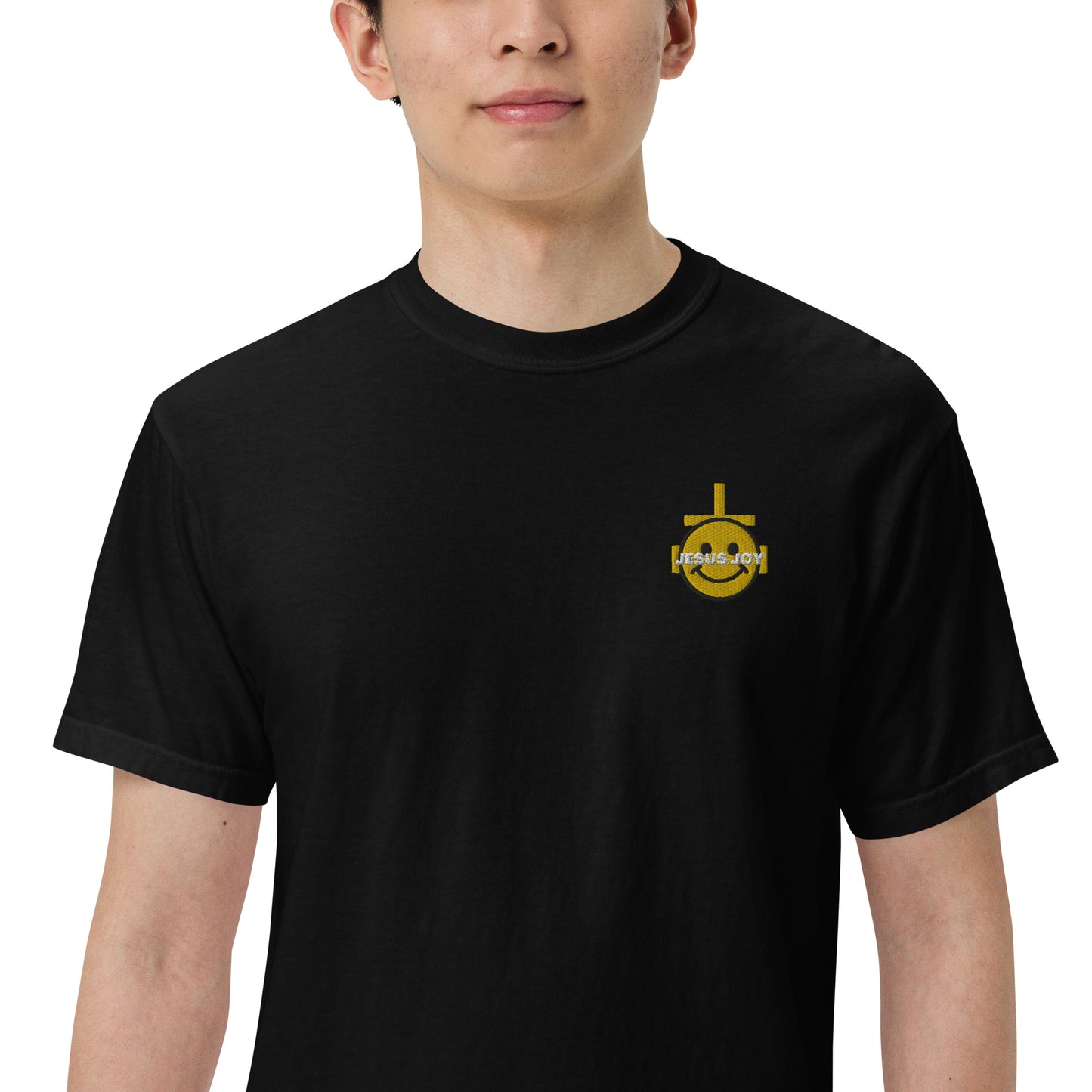 JESUS JOY Men’s garment-dyed heavyweight t-shirt