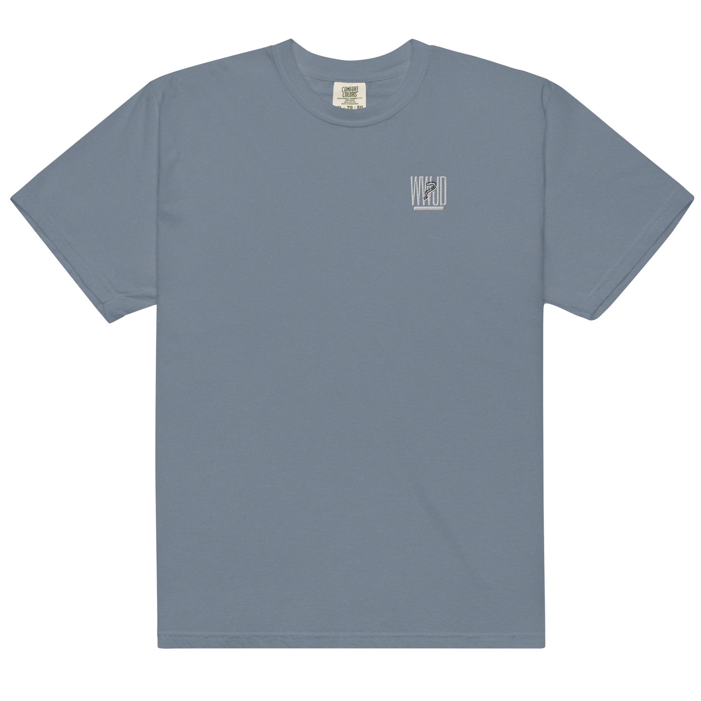 WWJD Men’s garment-dyed heavyweight t-shirt