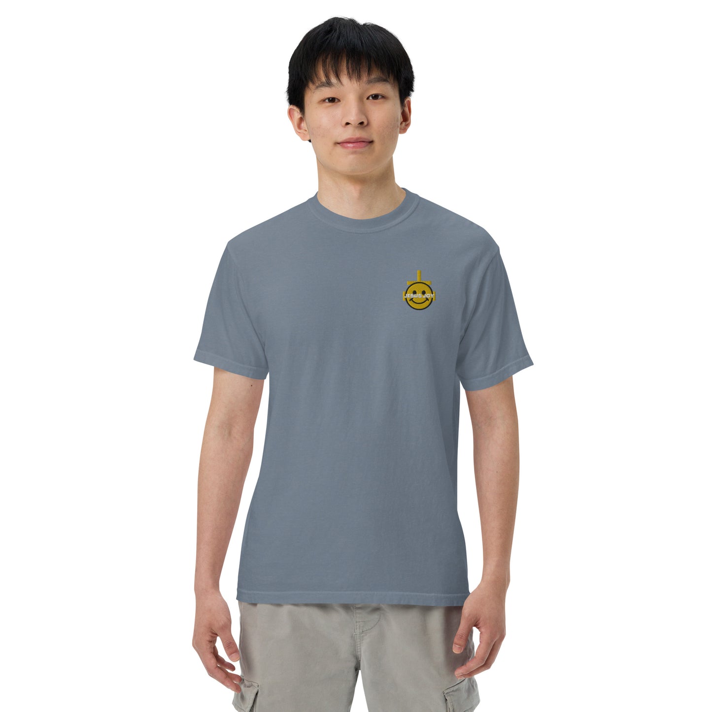 JESUS JOY Men’s garment-dyed heavyweight t-shirt