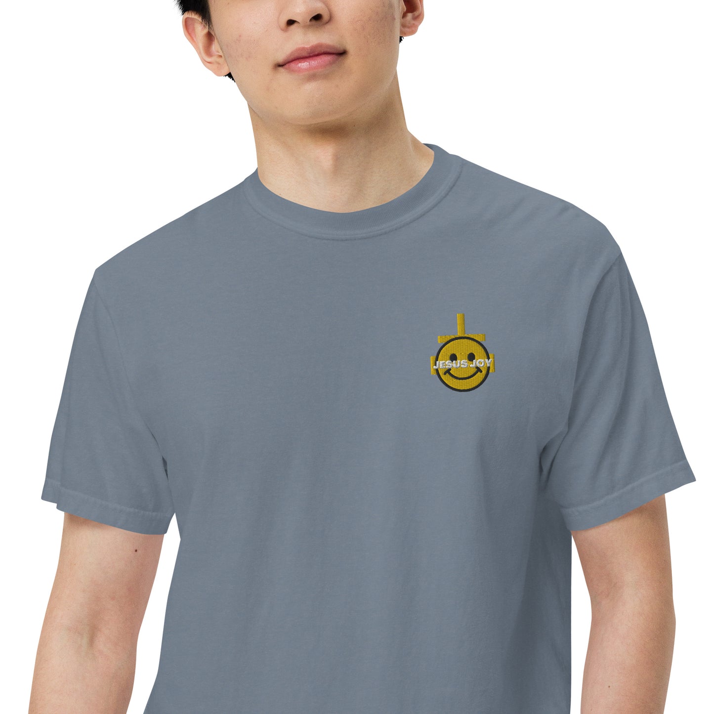 JESUS JOY Men’s garment-dyed heavyweight t-shirt
