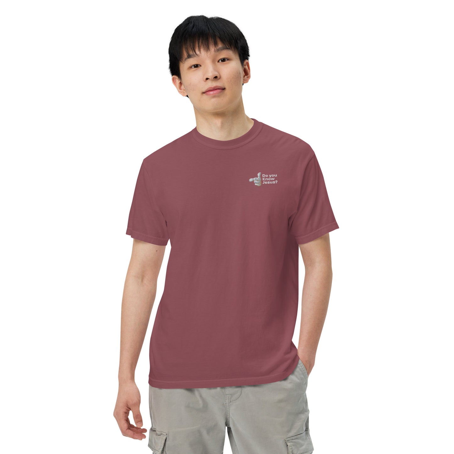DUKJ Men’s garment-dyed heavyweight t-shirt
