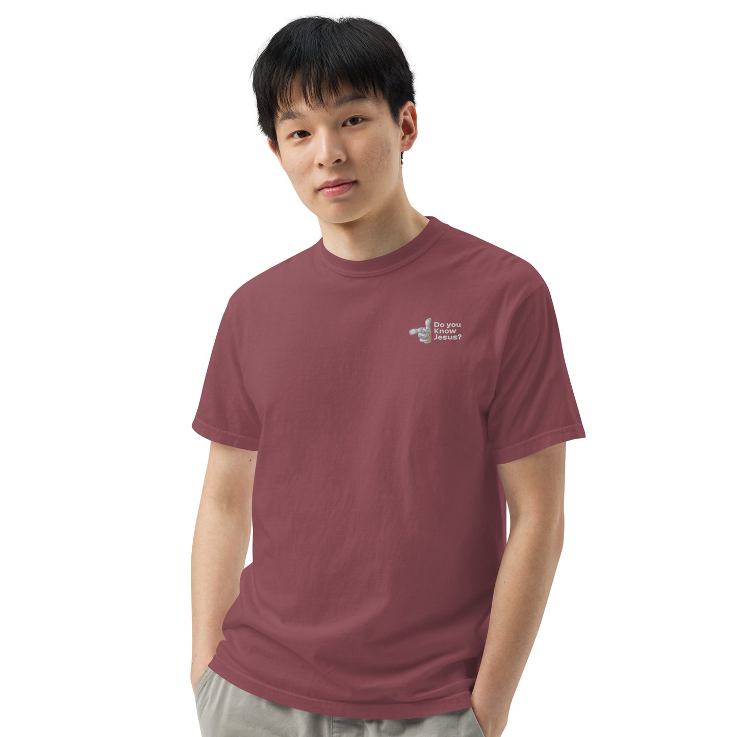 DUKJ Men’s garment-dyed heavyweight t-shirt