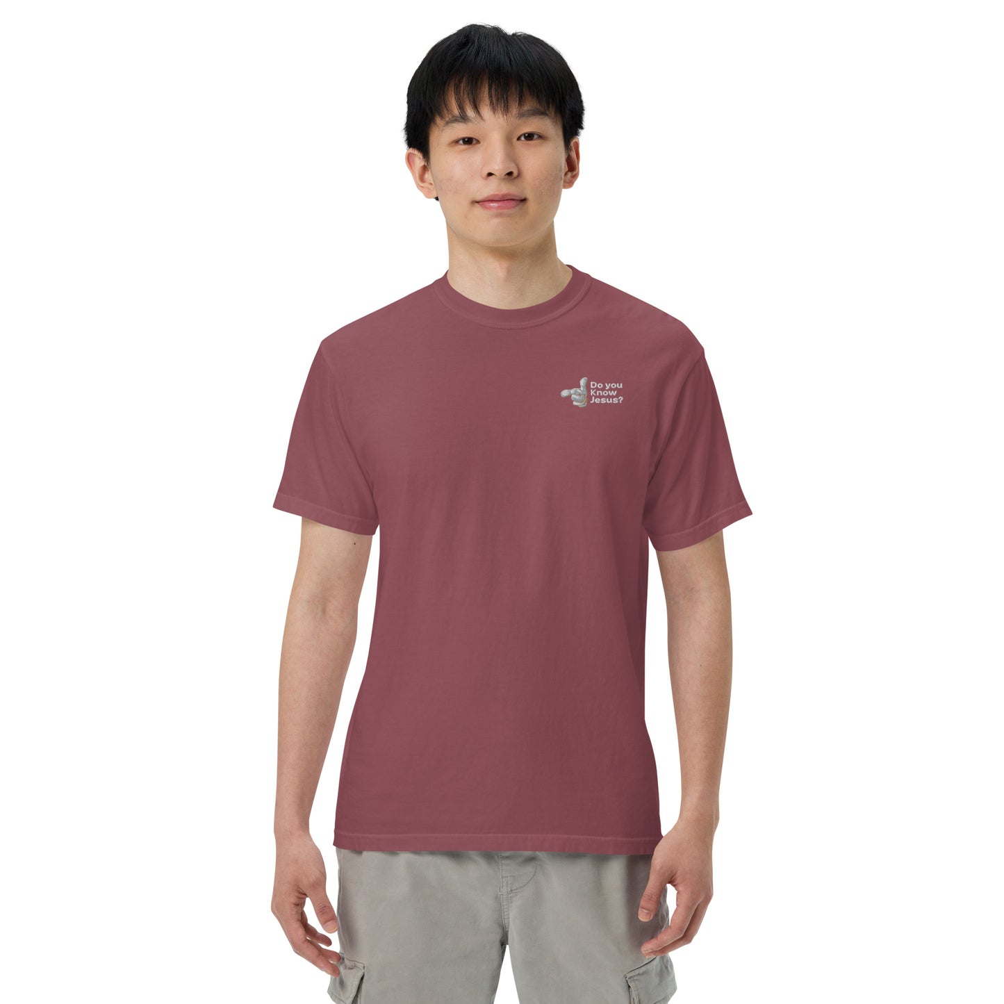 DUKJ Men’s garment-dyed heavyweight t-shirt