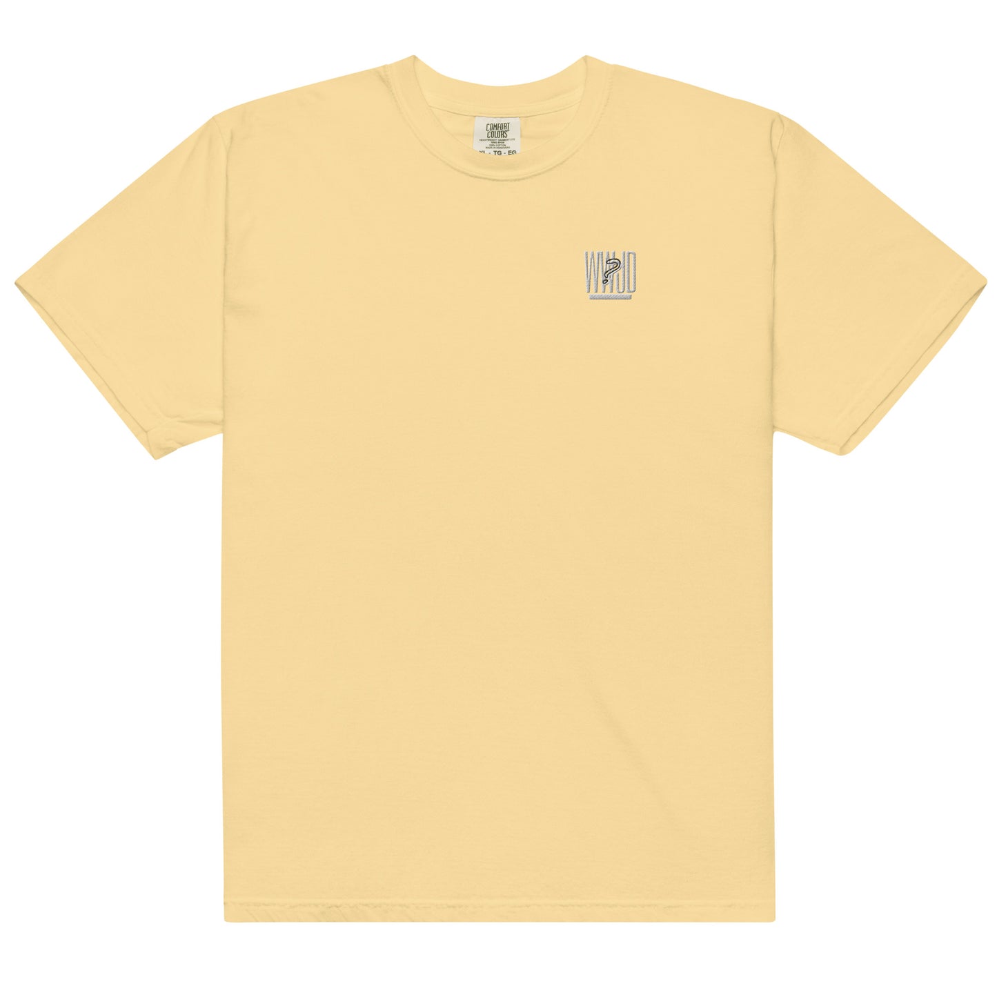 WWJD Men’s garment-dyed heavyweight t-shirt