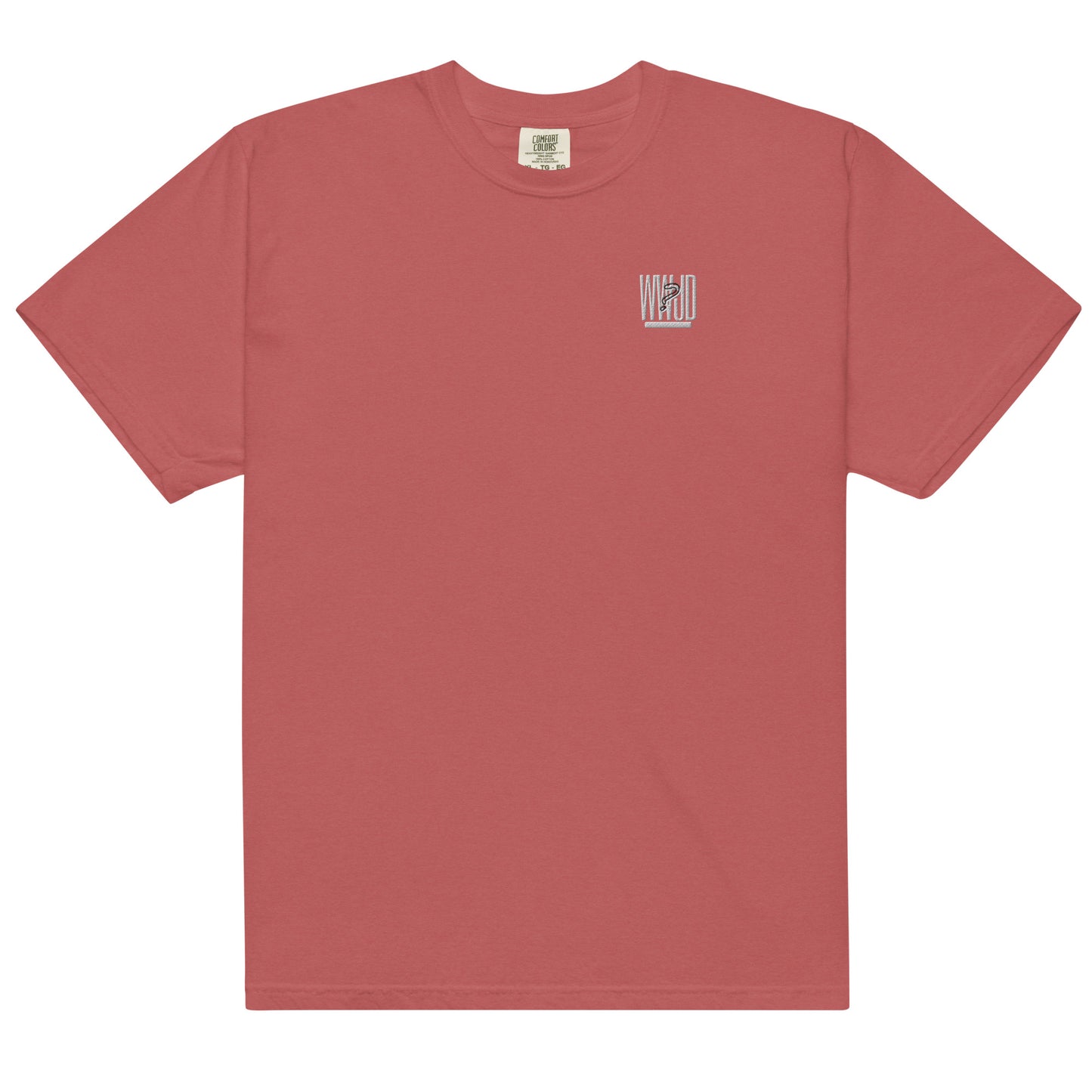 WWJD Men’s garment-dyed heavyweight t-shirt