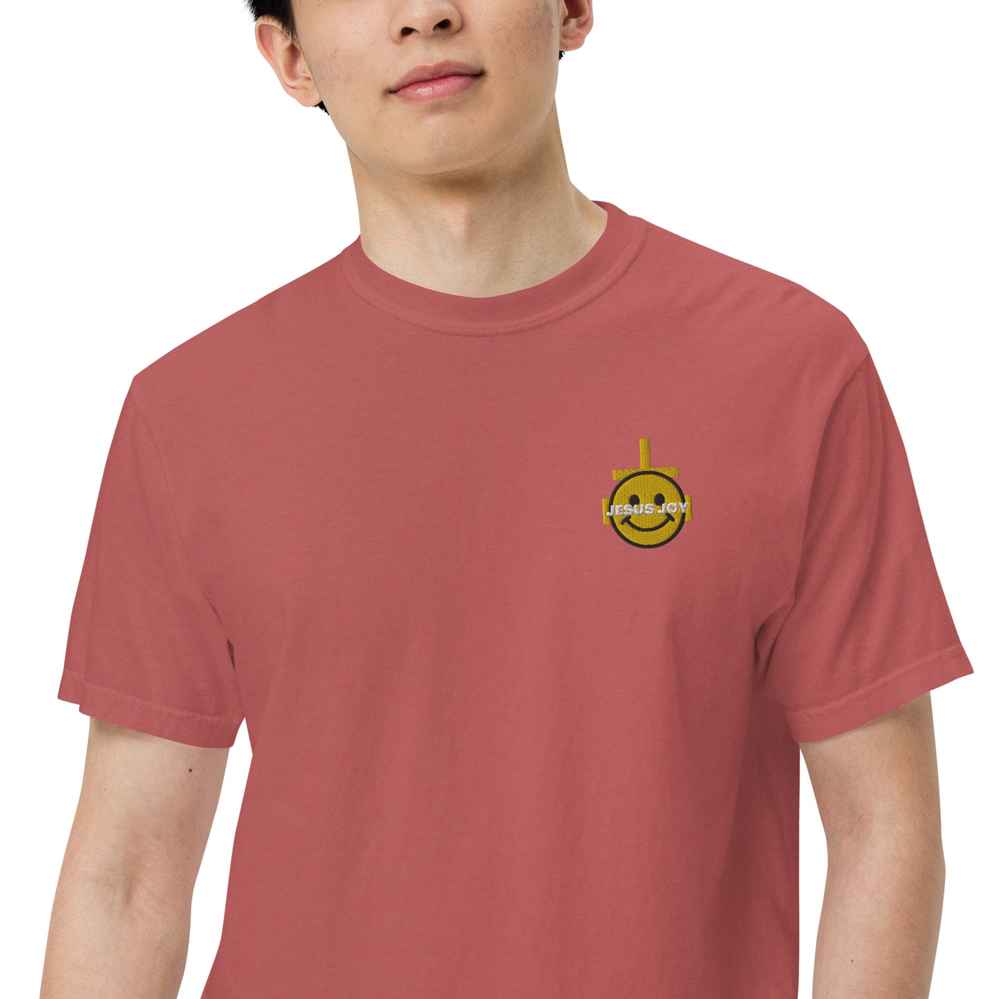 JESUS JOY Men’s garment-dyed heavyweight t-shirt