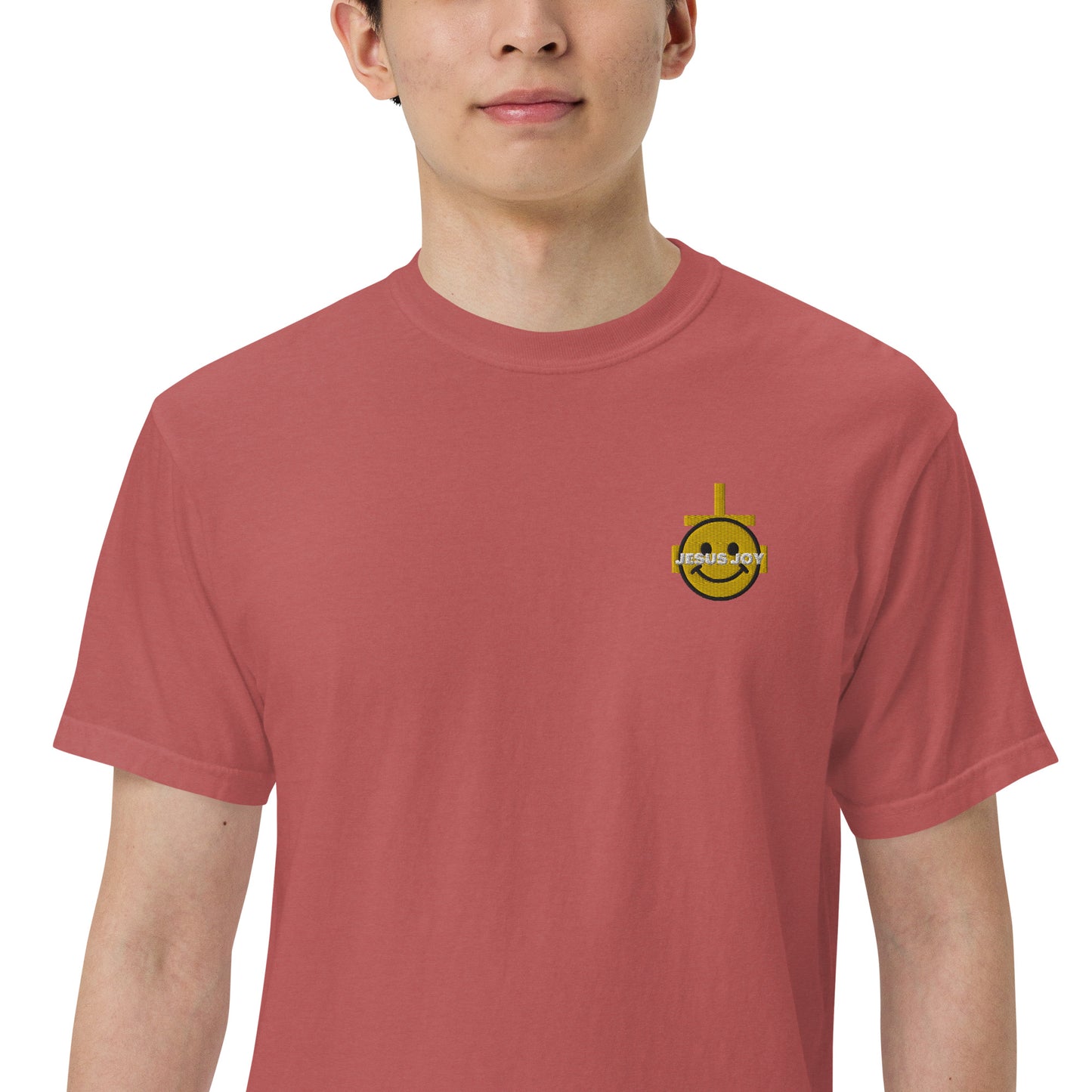 JESUS JOY Men’s garment-dyed heavyweight t-shirt