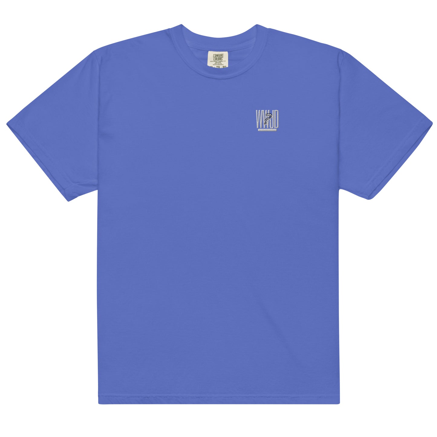 WWJD Men’s garment-dyed heavyweight t-shirt