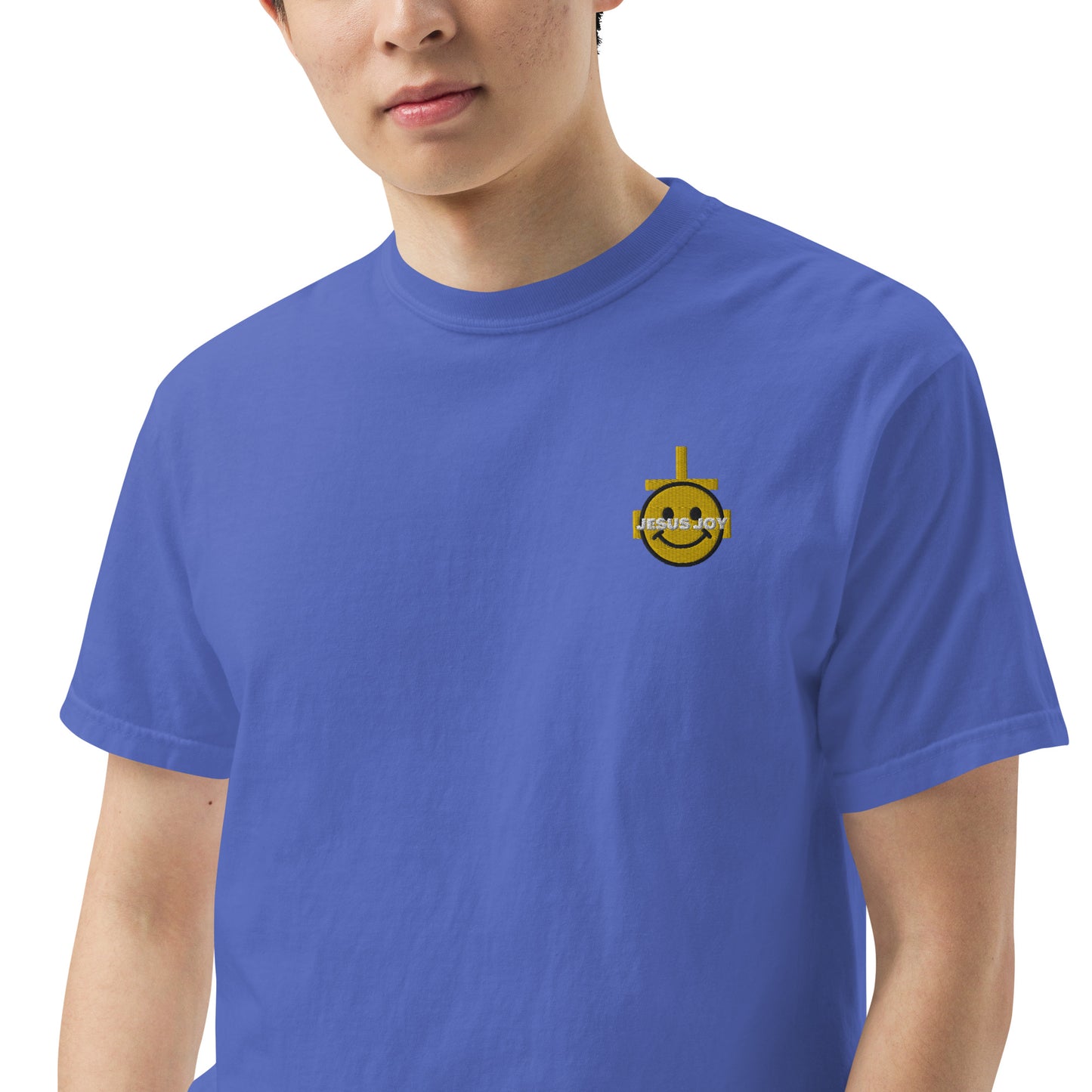 JESUS JOY Men’s garment-dyed heavyweight t-shirt