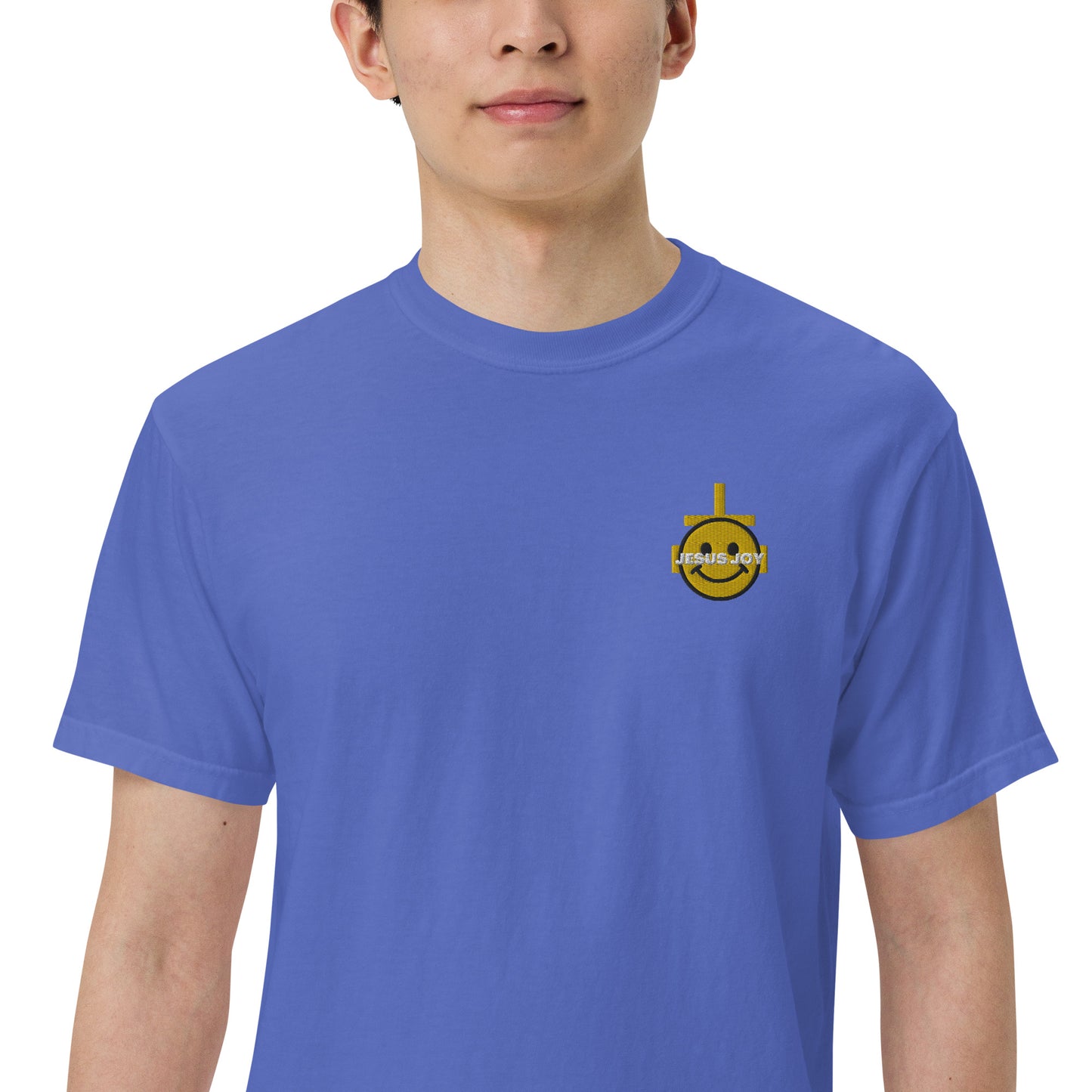 JESUS JOY Men’s garment-dyed heavyweight t-shirt