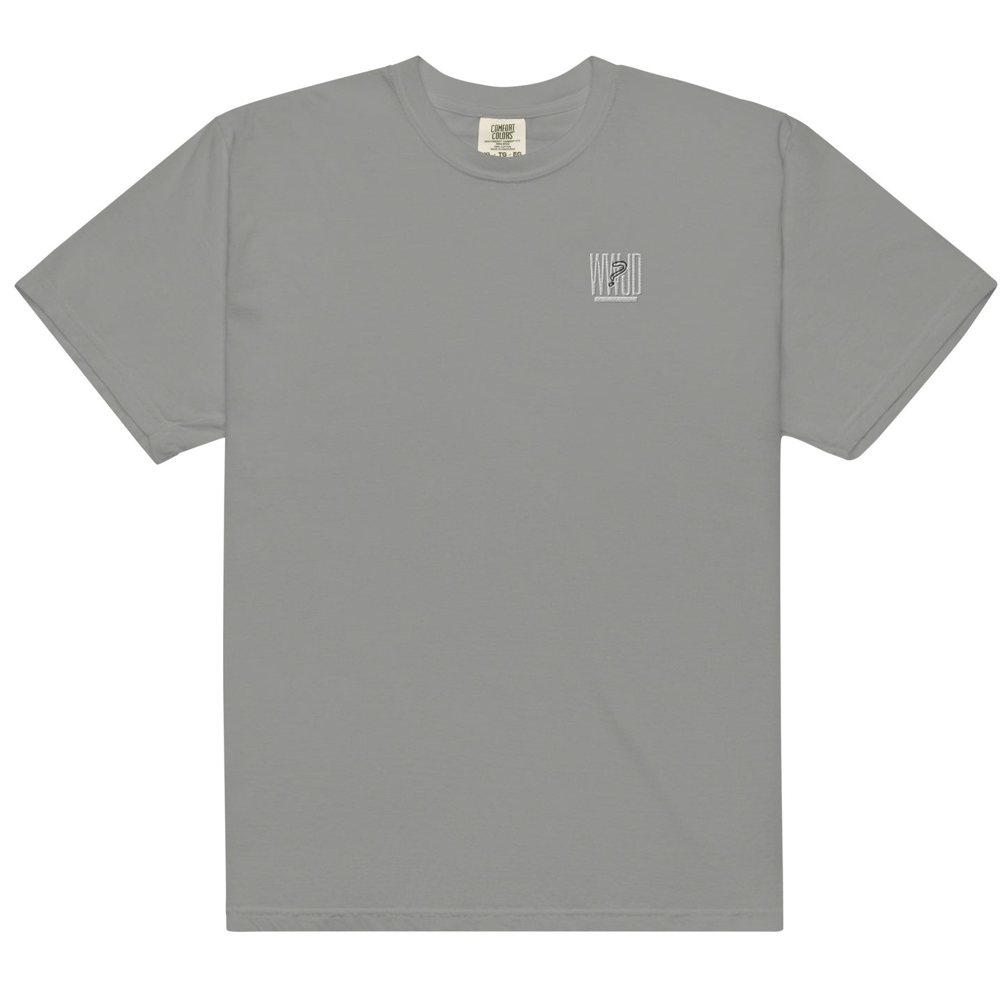 WWJD Men’s garment-dyed heavyweight t-shirt