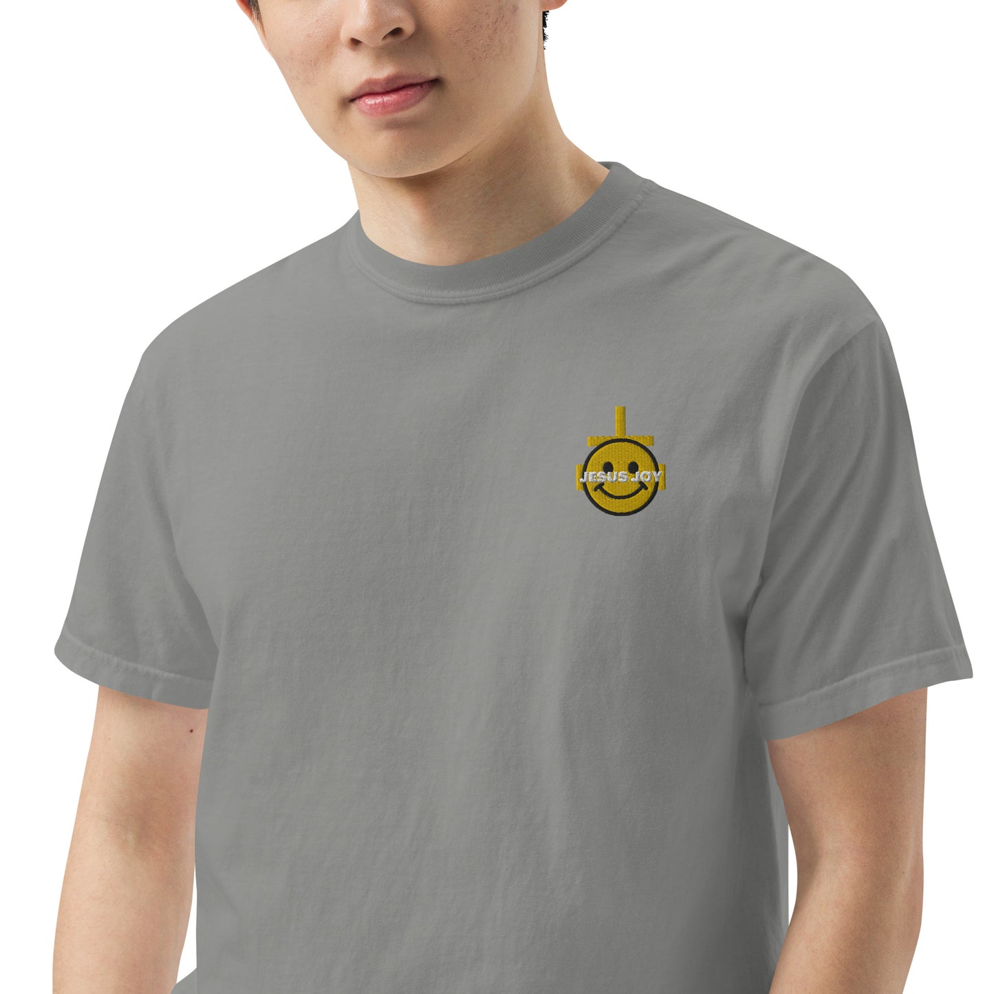 JESUS JOY Men’s garment-dyed heavyweight t-shirt