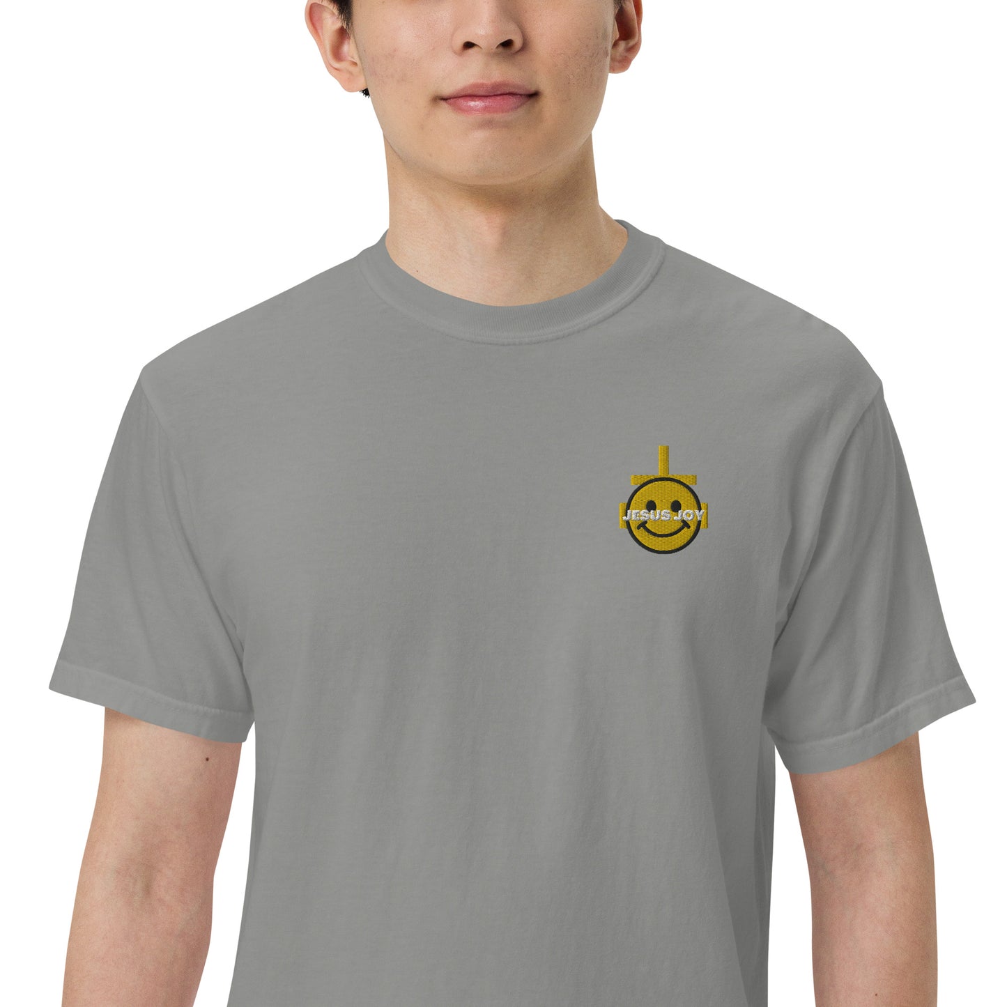 JESUS JOY Men’s garment-dyed heavyweight t-shirt